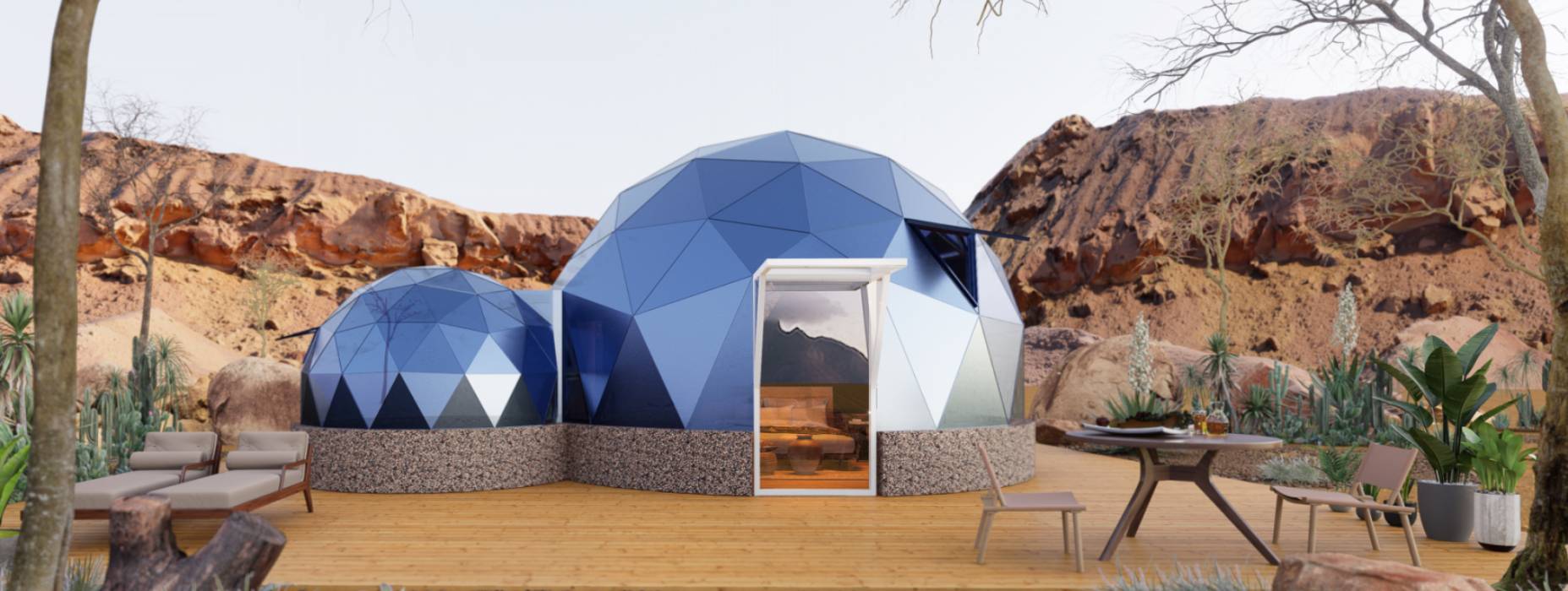 沙市区球形智能光伏玻璃星空房